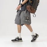 Unisex Shorts Retro Workwear Shorts Loose Casual