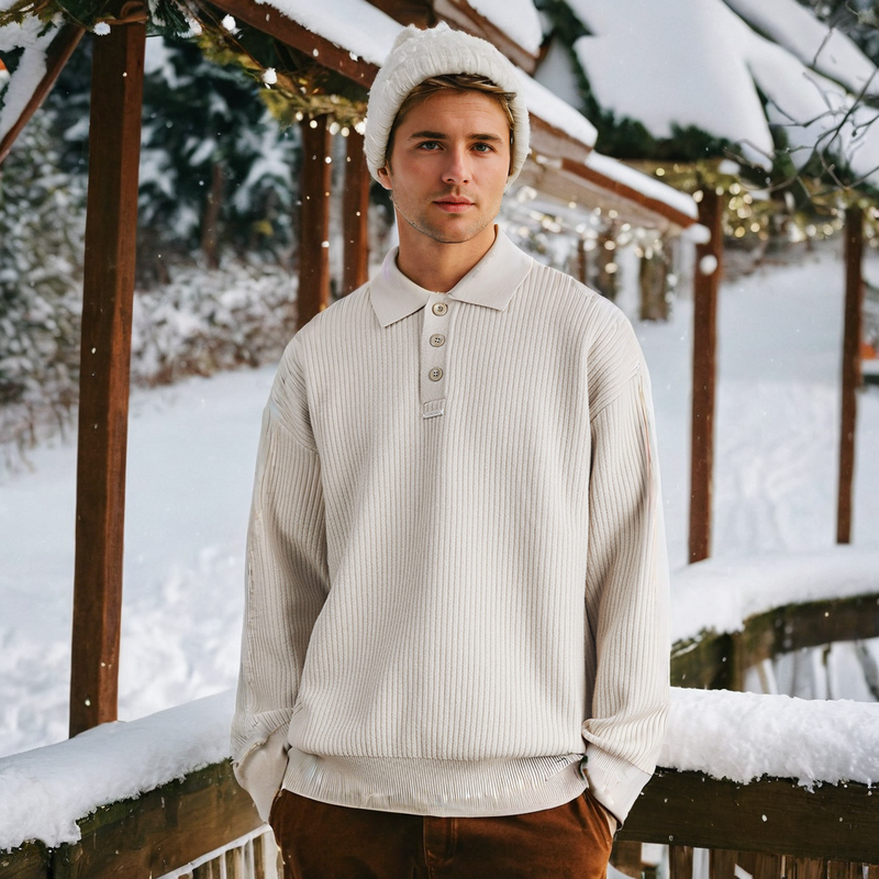 Men Sweaters Men's Loose Spring and Autumn Knitwear