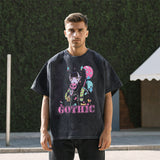 Mens Vintage T Shirt Short Sleeve T-Shirt Men's Retro