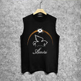 Amiri tank top night sky pegasus printing