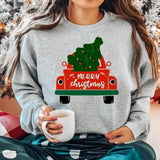 Red Truck Christmas Sweatshirt Merry Christmas Ornament Cute