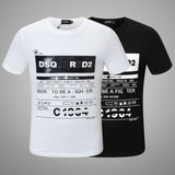 Dsq2 T Shirt Casual Sports Printed Short Sleeve Summer Men