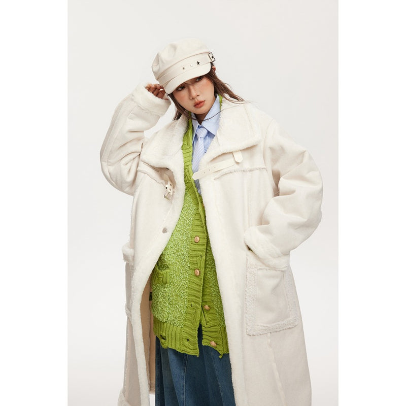 Unisex Coat Lamb Wool Coat Winter