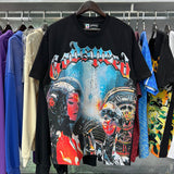 Godspeed T Shirts Astronaut Robot Printed Cotton Casual Short Sleeve Men and Women