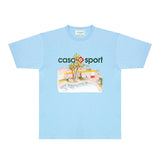Casablanca T Shirts Fashion Print Street