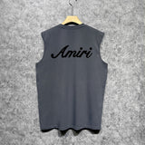 Amiri tank top new font printing