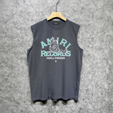 Amiri tank top big bad wolf letterprinting