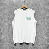 Amiri tank top camellia printing