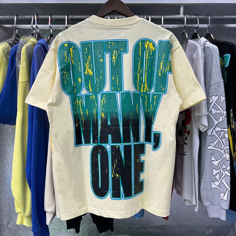 Godspeed t Shirts Racing Sunset Print Cotton Crew Neck Short Sleeve Men and Women