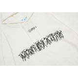 OFF WHITE Hoodie Trendy Street Style Personalized Cotton