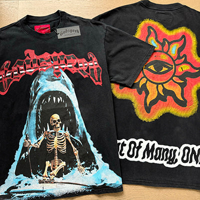 Godspeed T-Shirt Retro Fantasy Pattern