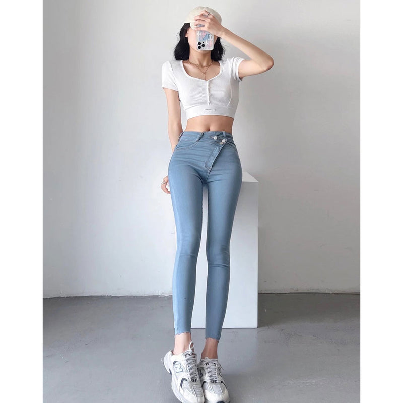 Women Jeans Hot Girl Slim Fit Slimming Stretch