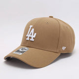 Dodgers and Yankees Baseball Cap 47brand Baseball Hat Men's Hard Top Big Logo NY Embroidered Wine Red