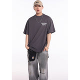 Unisex T-Shirts GALLERY DEPT Vintage Casual Cotton T-Shirt
