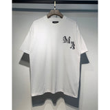 Amiri T Shirts Fashion Print Couple High Street