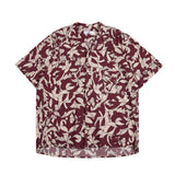 Unisex Shirt Floral Shirt Loose Cotton Handsome