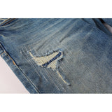 Purple Brand Jeans Pure Cotton High Street Trend #9037