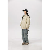 Unisex Coat Vintage Winter Loose Lapels Cotton Coat