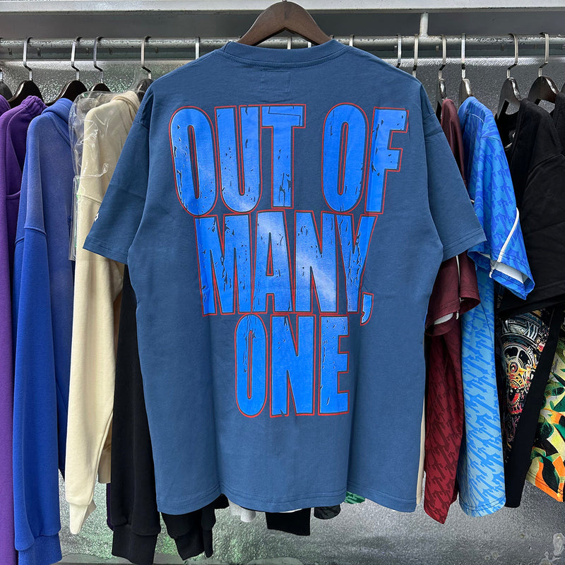 Godspeed T Shirts Speech Skull Printing Cotton Casual Crew Neck Short Sleeve Men and Women