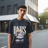 Mens Vintage T-Shirt Dark Printed Short Sleeve T-Shirt