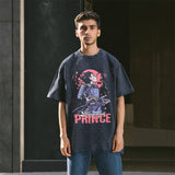 Mens Vintage T Shirt Cartoon Print Men and Women