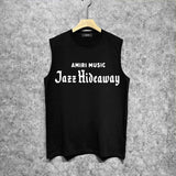 Amiri tank top music letterprinting
