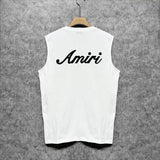 Amiri tank top new font printing