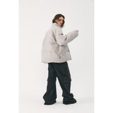 Unisex Coat Youth University Style Coat Winter Cotton-Padded Coat