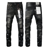 Purple Brand Jeans Pure Cotton High Street Trend