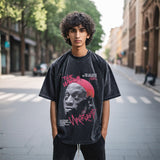 Men's Vintage T-Shirt Retro Short Sleeve Men's Loose T-Shirt