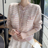 Women Knitted Cardigan Temperament Sweater Cardigan Coat