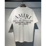 Amiri T Shirts Fashion Print Couple High Street