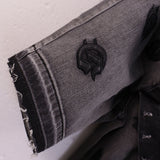 Godspeed Shorts Summer GOD Letter Pattern Embroidered Casual Denim Shorts