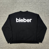 Drew House Sweatshirts Unisex Love Pattern Loose Fleece Crew Neck Sweater