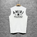 Amiri tank top los angeles california printing