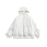 Unisex Coat Winter Hooded Jacket Warm-Keeping Cotton Clothing Boys and Girls Loose
