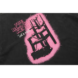 Gallery Dept T-Shirt Washed Vintage Seat Alphabet Short Sleeve T-Shirt