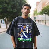 Mens Vintage T Shirt Short Sleeve T-Shirt Men