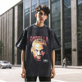 Mens Vintage T Shirt Retro Short Sleeve T-Shirt for Men and Women