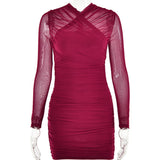 Women Dress Voile Transparent Sexy Hot Girl