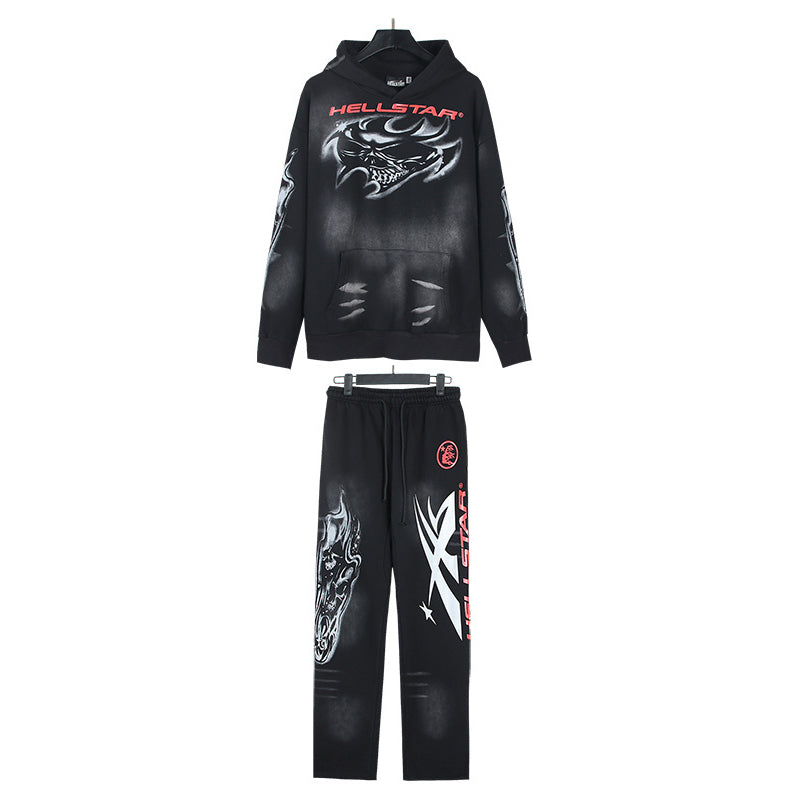 Hellstar Hoodie And Pants Two-Piece Set