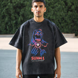 Mens Vintage T Shirt Skull T-Shirt High Street Short Sleeve