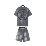 Hellstar T-Shirt And Shorts Two-Piece Set
