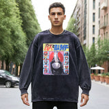 Mens Vintage Long Sleeve Shirt Long Sleeve T-Shirt Men's Crew Neck