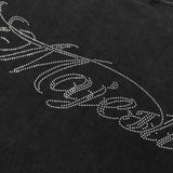 MAJESTIK T Shirts Bulldog Graphic Crop Tee Hot Diamond Design