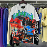 Godspeed T Shirts Play Card Magician Printing Cotton Casual Crew Neck Short Sleeve Men and Women