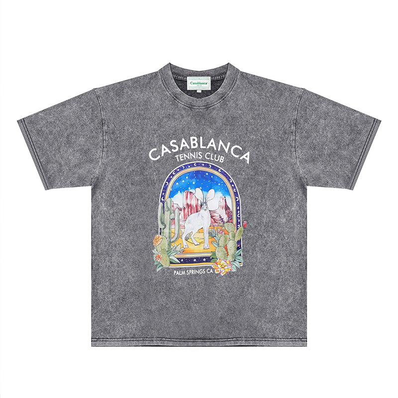 Casablanca Distressed T-Shirt