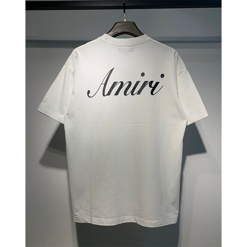 Amiri T Shirts Fashion Print Couple High Street