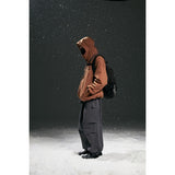 Unisex Coat Loose Winter Shell Jacket Hooded