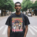Mens Vintage T Shirt Old Short Sleeve T-Shirt Half Sleeve